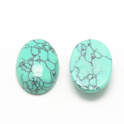 Synthetic Turquoise Cabochons G-R415-18x25-44-1