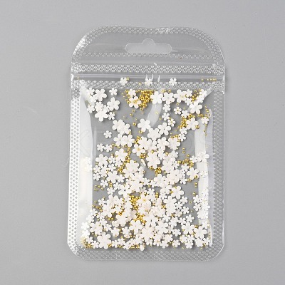 Flower Plastic Cabochons Nail X-MRMJ-I001-03D-1