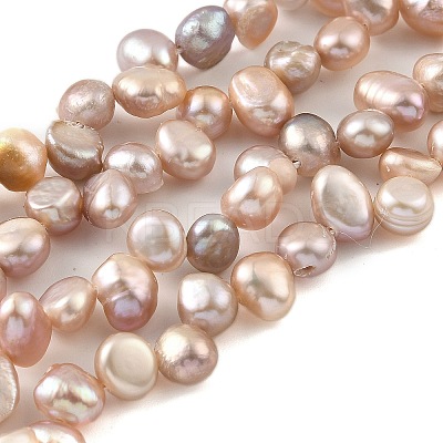 Natural Cultured Freshwater Pearl Beads Strands PEAR-A006-19A-1