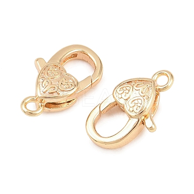 Brass Lobster Claw Clasps KK-H287-08I-G-1