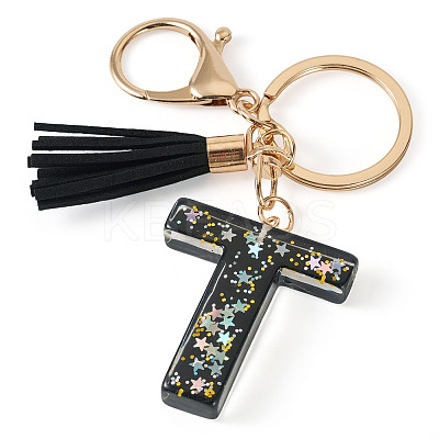 1Pc Resin Letter Keychains KEYC-TADJ0001-09T-1