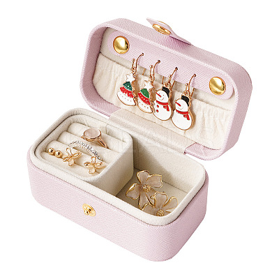 Rectangle Imitation Leather Jewelry Box PW-WG94455-01-1