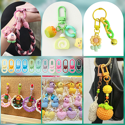 150Pcs Zinc Alloy Swivel Clasps FIND-NB0006-11-1