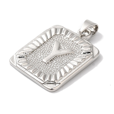 Rack Plating Brass Pendants KK-B092-42P-Y-1