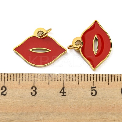 Ion Plating(IP) 304 Stainless Steel Pendants STAS-O003-01G-1
