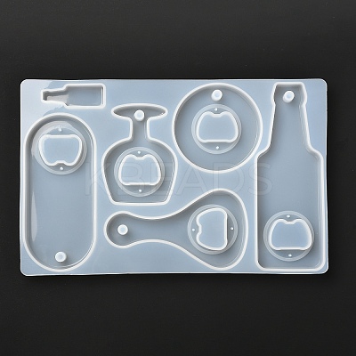 Mixed Shapes Silicone Beer Opener Molds DIY-I065-11-1