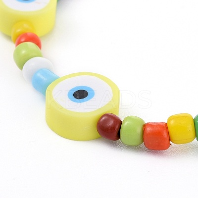 Glass Seed Beads Stretch Bracelets BJEW-JB06291-01-1