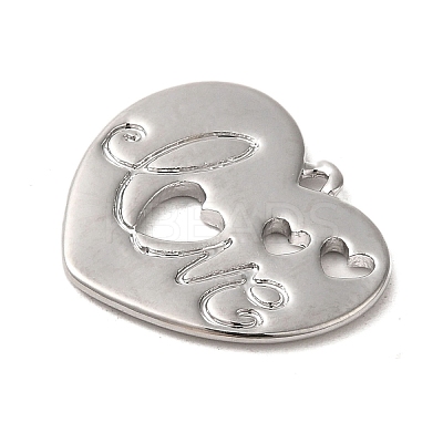 Valentine's Day Brass Pendants KK-G481-16P-1