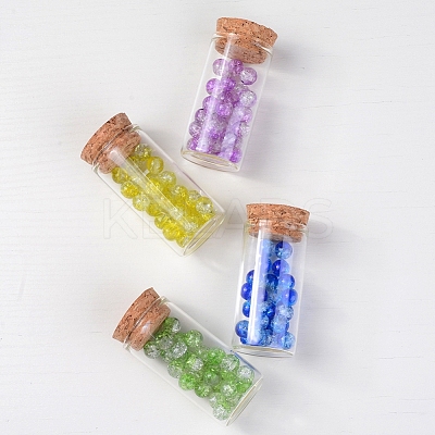 Empty Small Glass Cork Bottles LS-AJEW-WH0035-03-3x6cm-1