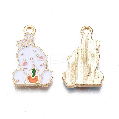 Alloy Enamel Pendants PALLOY-N170-031C-NR-1