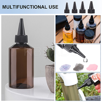 48Pcs 4 Style Plastic Twist Bottle Cap DIY-BC0006-52A-1
