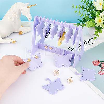 1 Set Opaque Acrylic Earring Display Stands EDIS-PH0001-54B-1