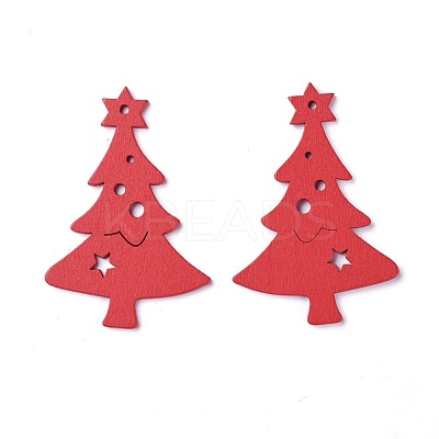 Poplar Wood Pendants WOOD-O004-26A-1