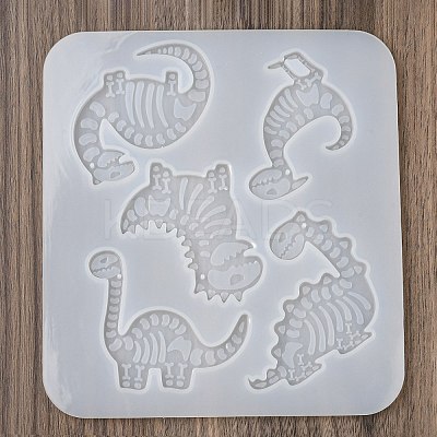 Dinosaur Skeleton DIY Silicone Pendant Molds LS-SIMO-H012-01B-1