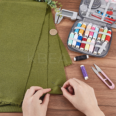 Linen Cotton Fabric DIY-WH20062-125A-1
