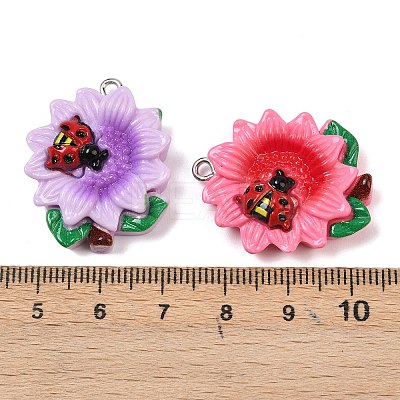 Resin Pendants RESI-I347-04P-03-1