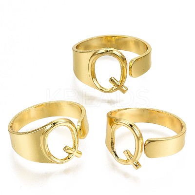 Alloy Cuff Finger Rings X-RJEW-S038-195Q-G-NR-1