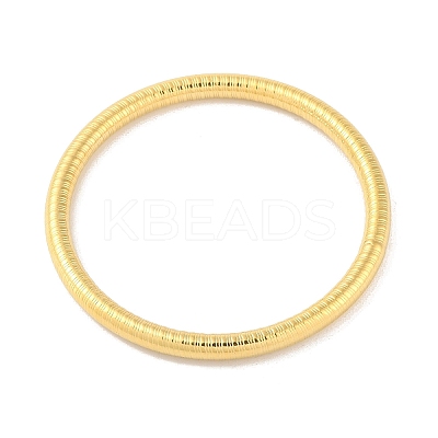 304 Stainless Steel Grooved Ring Bangles for Women Men BJEW-Z064-03G-1
