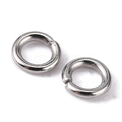 Tarnish Resistant 304 Stainless Steel Open Jump Rings STAS-Q186-02-5x1mm-1