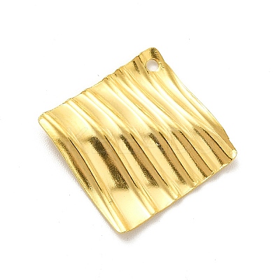 Ion Plating(IP) 201 Stainless Steel Pendants STAS-G296-07G-1