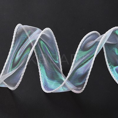 Fishtail Yarn Iridescent Ribbon for Bowknot Making OCOR-B004-02A-07-1
