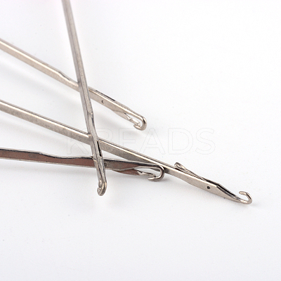 Iron Crochet Hooks with Plastic Handle Covered TOOL-S007-01-1