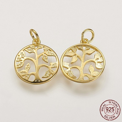 Sterling Silver Pendants X-STER-K029-01G-1