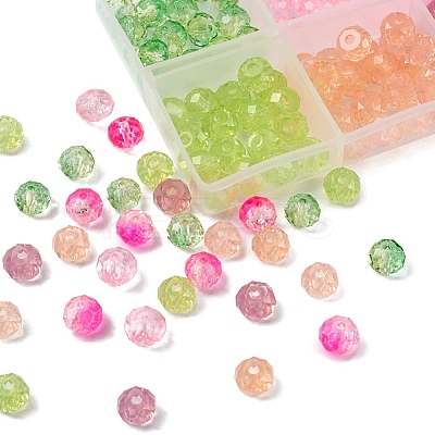 6 Style Imitation Gemstone & Opal Style Resin Beads and Glass Beads RESI-YW0001-14-1