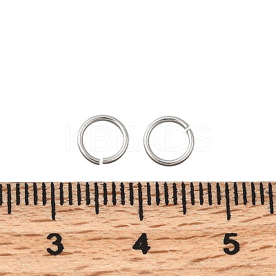 Brass Open Jump Rings KK-B147-03E-P-1