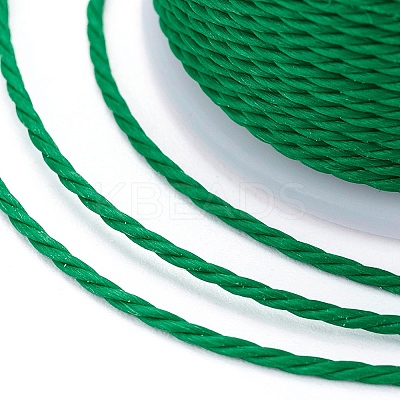 Round Waxed Polyester Cord X-YC-G006-01-1.0mm-18-1