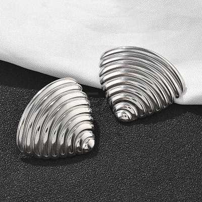 304 Stainless Steel Studs Earrings for Women EJEW-K306-22P-1