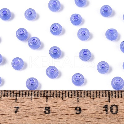 6/0 Transparent Inside Colours Glass Seed Beads SEED-N008-08E-1