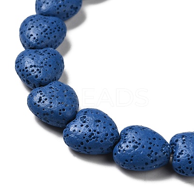 Natural Lava Rock Beads Strands G-N0114-M-1