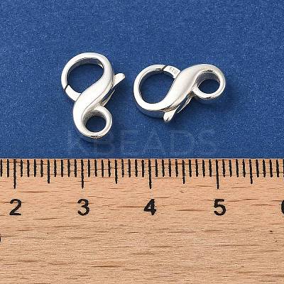 925 Sterling Silver Lobster Claw Clasps STER-D006-13S-1