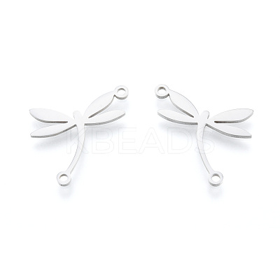 Non-Tarnish 201 Stainless Steel Connector Charms STAS-N090-LA998-1-1