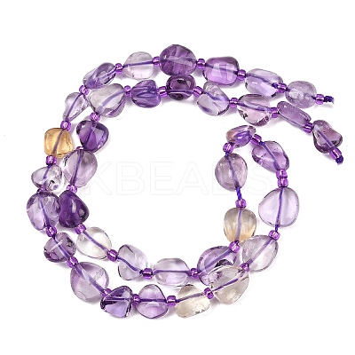 Natural Ametrine Beads Strands GG-CBA3A44-C03-02-1