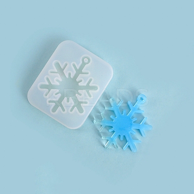 Christmas Theme DIY Snowflake Pendant Silicone Molds LS-DIY-F114-30-1