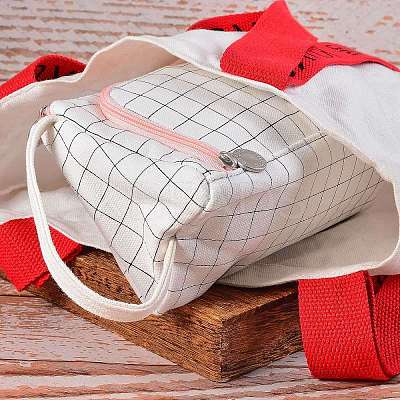 Canvas Pen Case AJEW-SZC0001-08-1