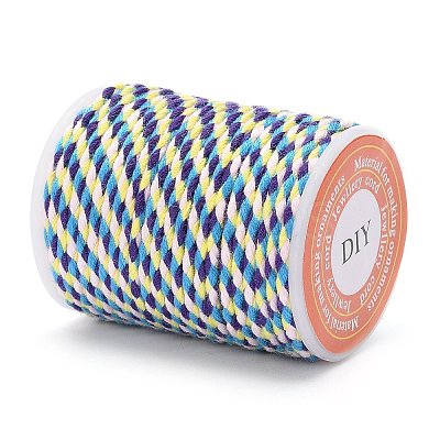 4-Ply Polycotton Cord with Metallic Thread X1-OCOR-Z003-D21-1