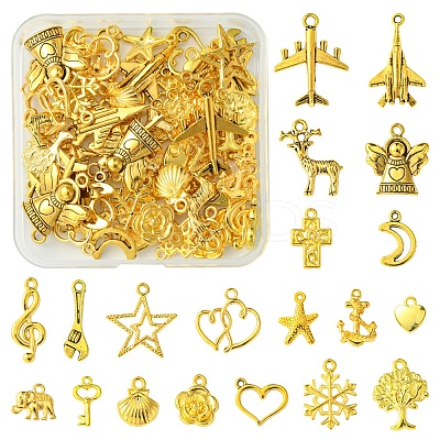 20 Styles Tibetan Style Alloy Pendants FIND-FS0002-73-1