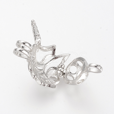 Alloy Diffuser Locket Pendants X-PALLOY-S062-22-1