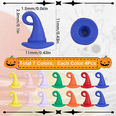 28Pcs 7 Colors Spray Painted Alloy Pendants FIND-SC0012-88-1