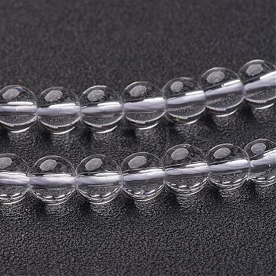 Synthetic Quartz Crystal Beads Strands GSR6mmA039-1-1