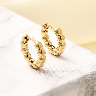 Rack Plating Round Brass Hoop Earrings for Women EJEW-C125-08G-1