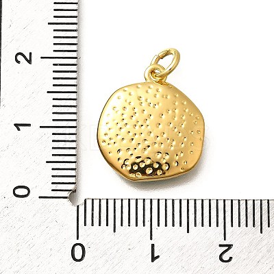 Brass Enamel Pendants KK-Q043-11G-B-1