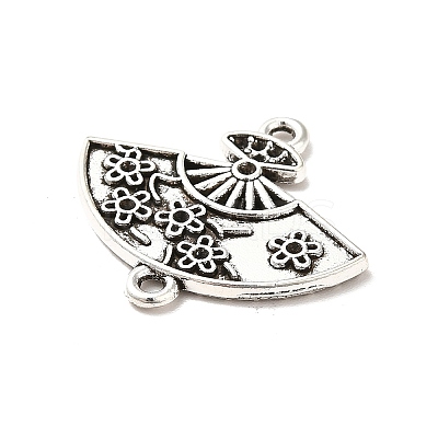 Tibetan Style Alloy Connector Charms PALLOY-M198-29AS-1