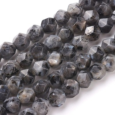 Natural Sesame Jasper/Kiwi Jasper Beads Strands G-F545-C10-1