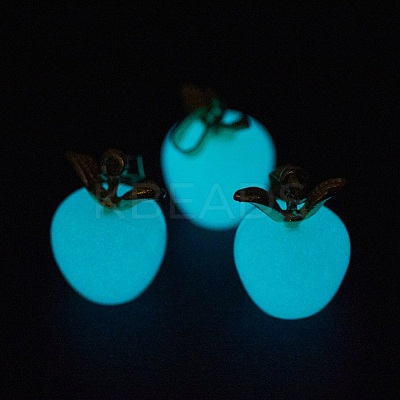 Synthetic Luminous Stone Pendants G-P359-09A-1