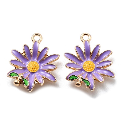Alloy Enamel Pendants FIND-H016-01G-01-1