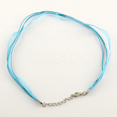 Multi-strand Necklace Cord for Jewelry Making NJEW-R218-M-1